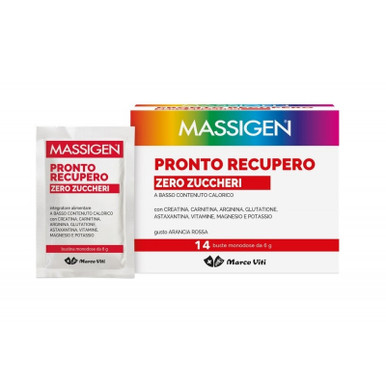 Massigen - Pronto Recupero Zero Zuccheri Confezione 14 + 4 Bustine