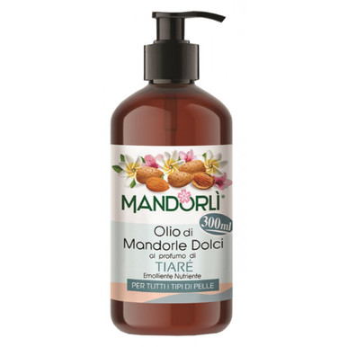 Mandorlì - Olio Di Mandorle Al Profumo Di Tiare Naturale Confezione 300 Ml