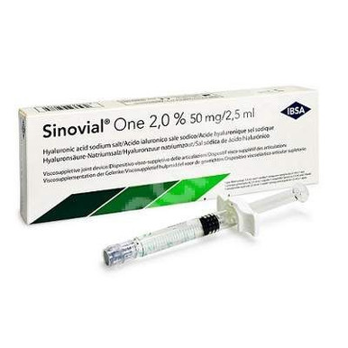Sinovial - One 2.0% Confezione 1 Siringa Preriempita Da 2.5 Ml (Dispositivo Medico CE)