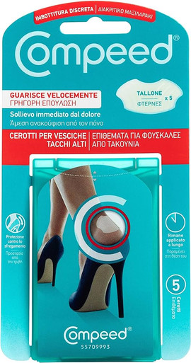 Compeed - Cerotti Vesciche Tacchi Alti Confezione 5 Pezzi
