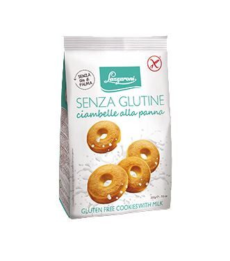 Lazzaroni - Frollini Con Panna Senza Glutine Confezione 200 Gr
