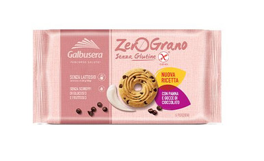 Galbusera - Zerograno Biscotti Panna e Cioccolato Senza Glutine Confezione 220 Gr
