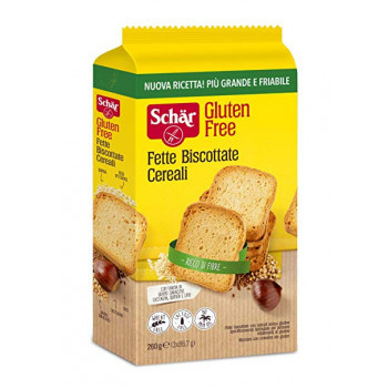 Schar - Fette Biscottate Ai Cereali Senza Glutine Confezione 260 Gr
