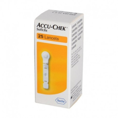 Accu-Chek - Softclix Lancette Confezione 25 Pezzi 