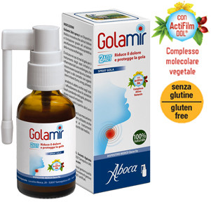 Aboca - Golamir 2ACT Spray per la Gola Confezione 30 Ml (Scadenza Prodotto 02/2026)