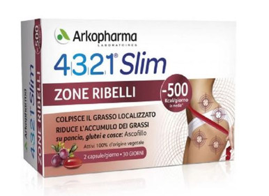 Arkopharma - 4321 Slim Zone Ribelli Confezione 60 Capsule