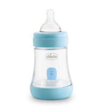 Chicco - Biberon Perfect 5 Flusso Lento 0M+ Boy Confezione 150 Ml
