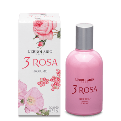 L'Erbolario - 3 Rosa Acqua Di Profumo Confezione 50 Ml
