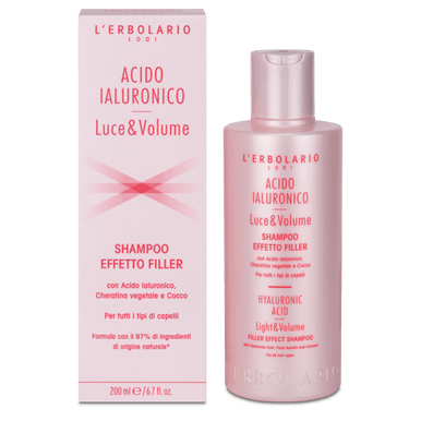 L'Erbolario - Acido Ialuronico Luce&Volume Shampoo Effetto Filler Confezione 200 Ml