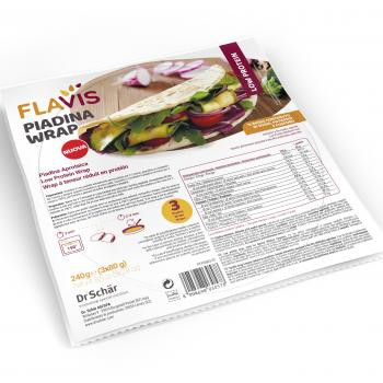Flavis - Piadina Aproteica Confezione 240 Gr (Scadenza Prodotto 26/03/2026)