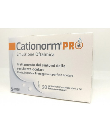 Cationorm - Pro Emulsione Oftalmica Confezione 30 Pezzi