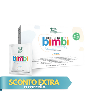 Salugea - Immuno Bimbi Difese Immunitarie Bambini dai 3 Anni in Su Confezione 30 Bustine (Confezione Danneggiata)