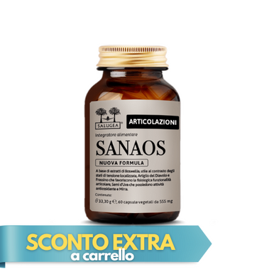 Salugea - Sanaos Nuova Formula Ossa e Articolazioni Confezione 60 Capsule