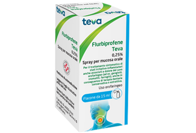 Teva - Flurbiprofene 0,25% Spray Orale Confezione 15 Ml
