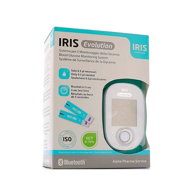 Iris - Evolution Misuratore + 10 Strisce + 10 Lancette 