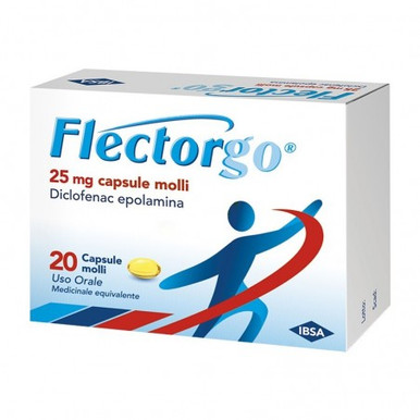 Flectorgo - 25 Mg Confezione 20 Capsule (Confezione Danneggiata)