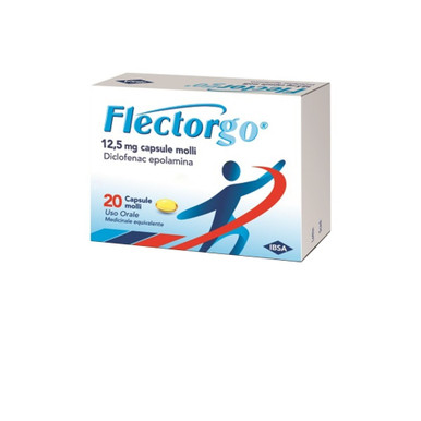 Flectorgo - 12,5 Mg Confezione 20 Capsule (Confezione Danneggiata)