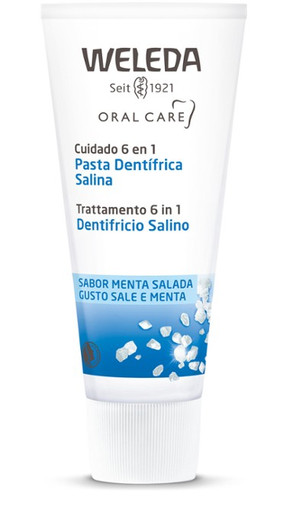 Weleda - Dentifricio Salino Gusto Sale E Menta Confezione 75 Ml