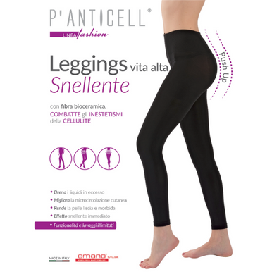 Leggings Push Up Leggings Pompea Taglia Una Taglia P'Anticell
