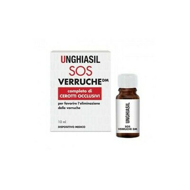 Unghiasil - SOS Verruche Confezione 10 Ml + 9 Cerotti