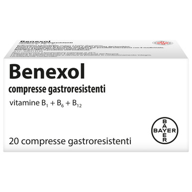 Benexol - Trattamento Carenza di Vitamine B 20 Compresse