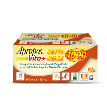 Apropos - Vita+ Pappa Reale 1000 Mg Confezione 10 Flaconcini