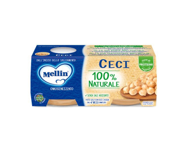 Mellin - Omogeneizzato Ceci Confezione 2X80 Gr