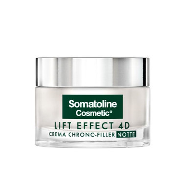 Somatoline - Viso Lift Effect 4D Crema Chrono Filler Notte Confezione 50 Ml