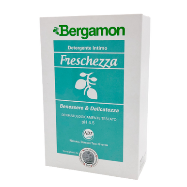 Bergamon - Detergente Intimo Freschezza pH 4,5 Confezione 200 Ml
