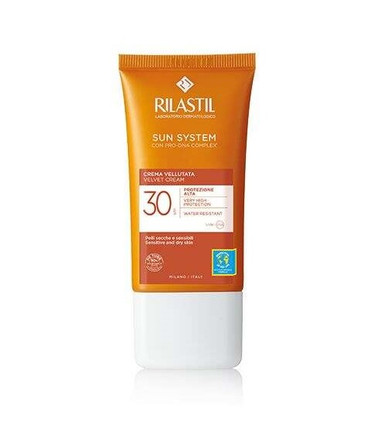 Rilastil - Sun System Velvet Touch Crema SPF30 Confezione 50 Ml