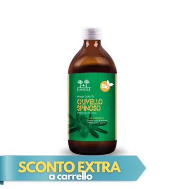 Salugea - Succo Di Olivello Spinoso Biologico 100% Puro Flacone in Vetro Scuro Confezione 500 Ml (Scadenza Prodotto 04/2026)