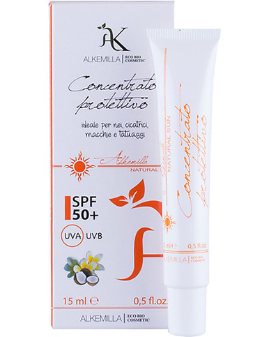 Alkemilla - Concentrato Protettivo Crema Nei/Cicatrici Spf50+ Confezione 15 Ml