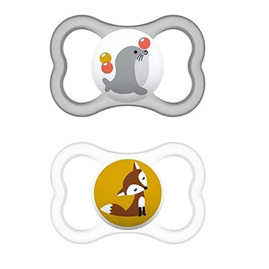 Mam - Air Succhietto 16M+ Silicone Confezione 2 Pezzi