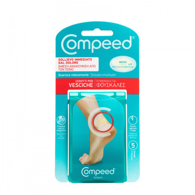 Compeed - Cerotti Vesciche Medio Confezione 5 Pezzi