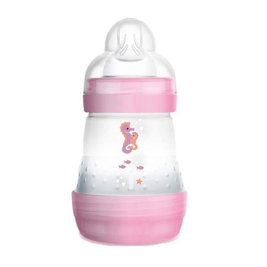 Mam - Easy Start Biberon In Plastica Anticoliche 0M+ Rosa Confezione 160 Ml