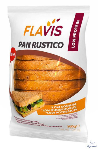 Flavis - Pane Rustico Aproteico Confezione 300 Gr