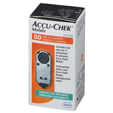 Accu-Chek - Cassetta Test Mobile Confezione 50 Test