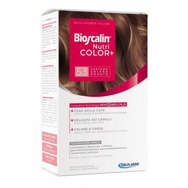 Bioscalin - Nutricolor Plus 5.3 Castano Chiaro Dorato Confezione 4 Pezzi