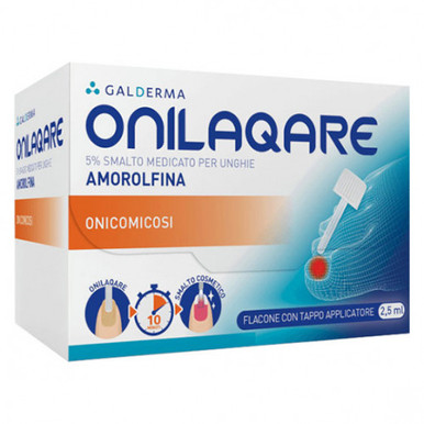 Onilaqare - Smalto Medicato Per Unghie 5% Confezione 2,5 Ml