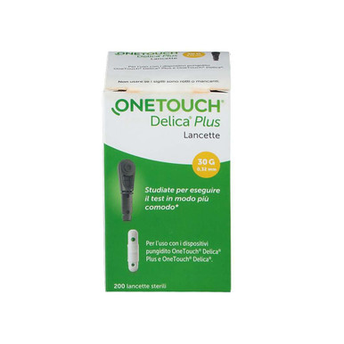 Onetouch - Delica Plus Lancette Confezione 200 Pezzi