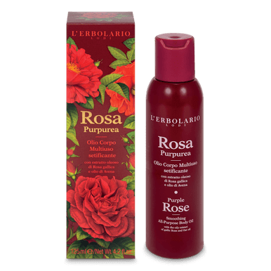L'Erbolario - Rosa Purpurea Olio Corpo Multiuso Confezione 125 Ml