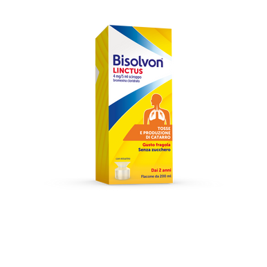 Bisolvon - Linctus Sciroppo 4Mg/5Ml Gusto Fragola Confezione 250 Ml (Confezione Danneggiata)