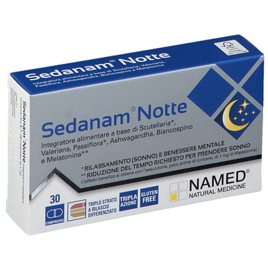 Named - Sedanam Notte Integratore Per Favorire Il Rilassamento Confezione 30 Compresse