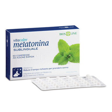 Bios Line - Vitacalm Melatonina Sublinguale Confezione 60 Compresse