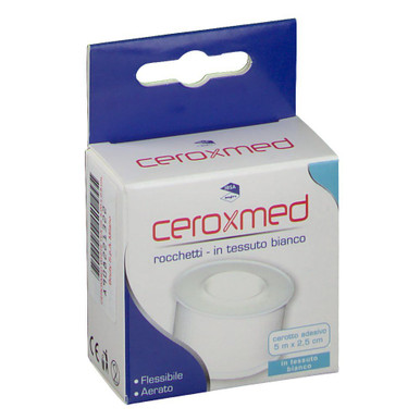 Ceroxmed - Cerotto Rocchetto Bianco 500X2,5 Cm Confezione 1 Pezzo  