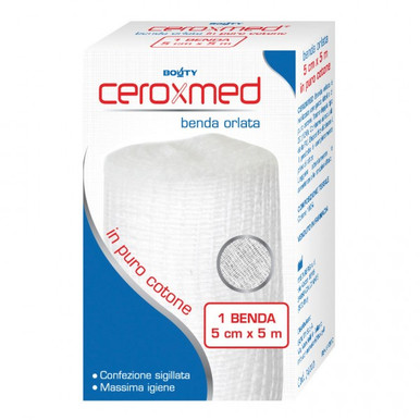Ceroxmed - Benda Orlata 5X500 Cm Confezione 1 Pezzo