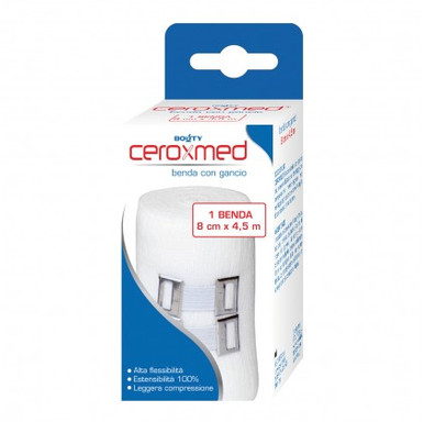 Ceroxmed - Benda Elastica 8X450 Cm Confezione 1 Pezzo