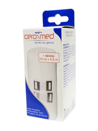 Ceroxmed - Benda Elastica 10X450 Cm Confezione 1 Pezzo