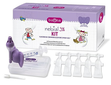 Buona - Nebial 3% Kit Confezione 25 Pezzi (Scadenza Prodotto 05/2026)