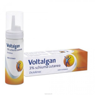 Voltaren - Voltalgan Schiuma Cutanea 3% Confezione 50 Gr (Confezione Danneggiata)